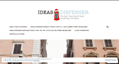 Desktop Screenshot of ideasdispenser.com.au